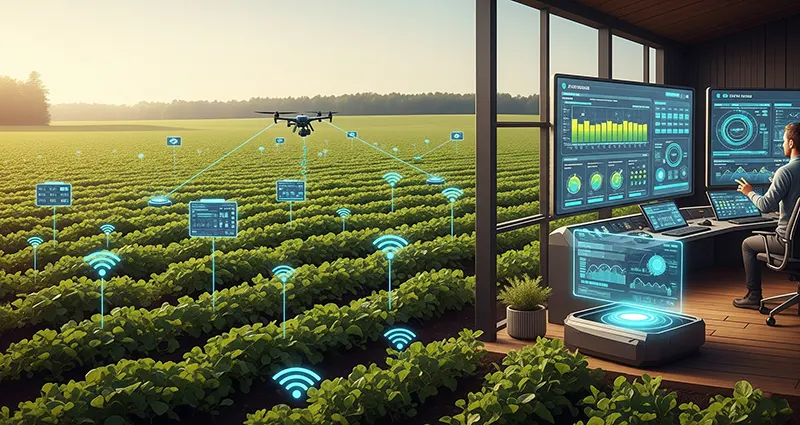 The Future of Farming: How IoT is Revolutionizing Crop Monitoring in Precision Agriculture