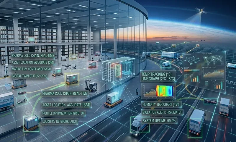 Real-Time Asset Tracking with Digital Twins for Pharmaceutical Cold Chains