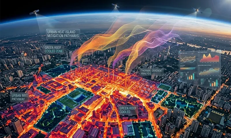 Satellite Thermal Infrared Imaging for Urban Heat Island Mitigation