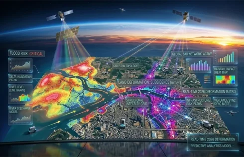 Synthetic Aperture Radar: Orbital Vigilance for Flood Risk and Land Deformation